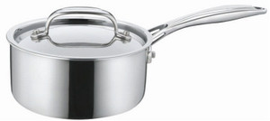 Alda 3 Play Stainless Steel with Lid Pan 20 cm diameter