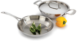 Alda 3 Ply Stainless Steel Gift Set Kadhai, Pan Set