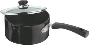 Vinod 16 cm Sauce Pan with Glass Lid Pan