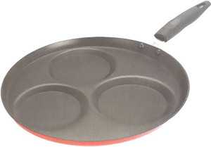 Kumkum Nonstick Set Dosa Tawa With Three Cavities Pan NA cm diameter