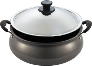 Pigeon Gravy Premium with Lid Kadhai 9 L