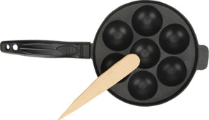 EAZYGRILL Non-stick 7 Cavity Appam Patra with handle