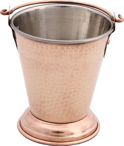 Bhalaria Copper Outside Ss Inside Bucket No 1 Handi 0.4 L