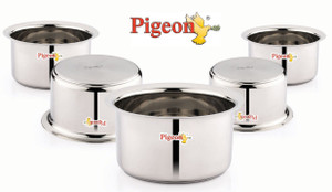 Pigeon Triply Tope Set Pot 1 L, 1.4 L, 2 L, 2.4 L, 3 L