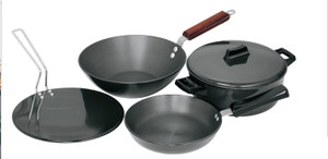 Hawkins Hard Anodised Cookware Set Tawa, Pan Set