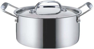 Alda 3 Ply SS Casserole Pot 2.5 L