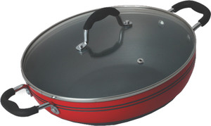 Alda Wok Glass Lid Kadhai