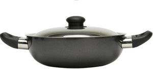 Usha Shriram Induction Base Non Stick Kadai 1.75 L with SS Lid 220 mm Kadhai 1.75 L