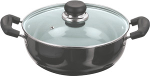 Vinod 22 cm Deep Kadhai with Lid Kadhai 2.6 L