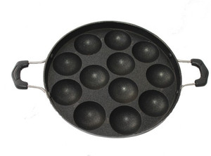 Needhi Appam Patra 12 Cavities Without Lid Paniyarakkal