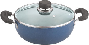Vinod 24 cm Deep Kadhai with Lid Kadhai 3.1 L