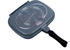 Home Creations Grenite coating double side Pan 32 cm diameter