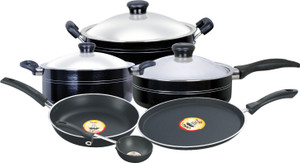 Pigeon Navratna Gift Set Pan, Tawa, Kadhai Set