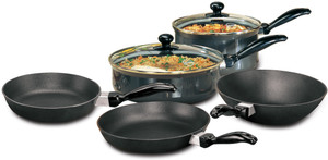 Hawkins Futura Cookware Set Pot, Kadhai, Pan Set