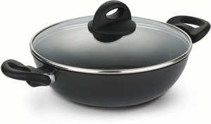 Pigeon Hard Anodised - 240 with Glass Lid Kadhai 2 L