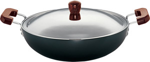 Hawkins Futura Hard Anodized Deep-Fry Pan 7.5 L 360 mm Kadhai 7.5 L