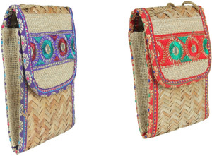 Jute mobile online pouch