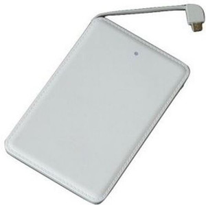 Benison India 5000 MAH 5000mAh ULTRA SLIM MINI SIZED POWER BANK WITH BUILT IN Cahrging CABLE SLIM AND PORTABLE ULTRA LIGHT DESIGN FOR all mobiles/tablets 5000 mAh Power Bank
