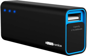 Portronics POR 354 Emergency Mobile Charger 2600 mAh Power Bank