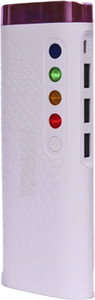 ZIN-WEB QST-002-XY-018 HIGH SPEED POWER INDICATOR TRIPLE PORT WITH CAPACITY 2.1Amp & 1Amp WITH FOUR SHADE TORCH LIGHTING 15000 mAh Power Bank