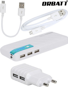 Orbatt X8 with charger 13000 mAh Power Bank