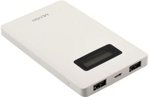 Muven X-1_White Ultra Slim Portable Charger 4450 mAh Power Bank