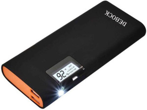 Debock Black Mirror Power Bank Digital 15000 mAh Power Bank
