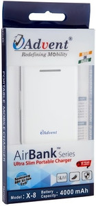 Advent X-8_Grey Portable Charger 4000 mAh Power Bank