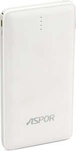 Aspor A382 Smart Slim Real Capacity With Built-in Micro USB Cable 10500 mAh Power Bank