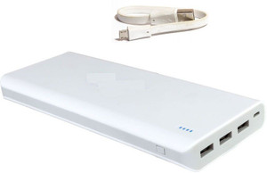 Benison India 30000mah ™30000 MAh turbo charging with 3 USB ports Compatibility for Mobile/Smart Phones, Cameras, Tablets 30000 mAh Power Bank