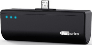 Portronics Pico II_Black 2200 mAh Power Bank