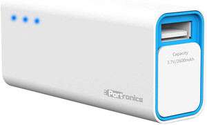 Portronics POR 355 Emergency Mobile Charger 2600 mAh Power Bank