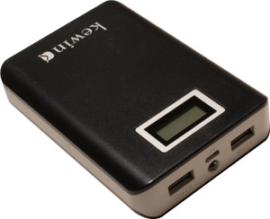 Kewin KW-008BL- Dual USB Port Diamond Shape Compatible With Galaxy A7 12000 mAh Power Bank
