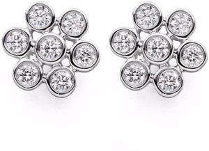 Kataria Jewellers Designer American Diamond In 92.5 BIS Hallmarked Silver Stud Earring