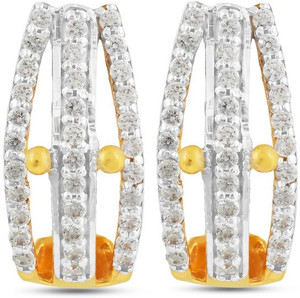 P.N.Gadgil Jewellers Wrap Yellow Gold 22kt Stud Earring