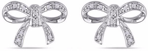 Kataria Jewellers Designer American Diamond In 92.5 BIS Hallmarked Silver Stud Earring