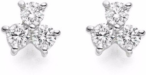 Kataria Jewellers Designer American Diamond In 92.5 BIS Hallmarked Silver Stud Earring