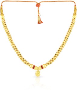 Malabar Gold and Diamonds NNKTH023 Collar Yellow Gold Precious Necklace