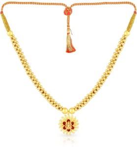 Malabar Gold and Diamonds NNKTH001 Collar Yellow Gold Precious Necklace