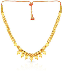 Malabar Gold and Diamonds NNKTH004 Collar Yellow Gold Precious Necklace