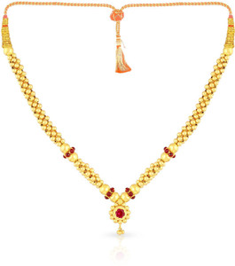 Malabar Gold and Diamonds NNKTH033 Collar Yellow Gold Precious Necklace