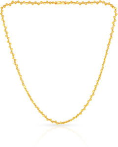 Malabar Gold and Diamonds MHAAAAAAWGLD Rope Yellow Gold Precious Necklace