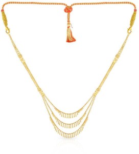 Malabar Gold and Diamonds MHAAAAABUTFS Opera Yellow Gold Precious Necklace
