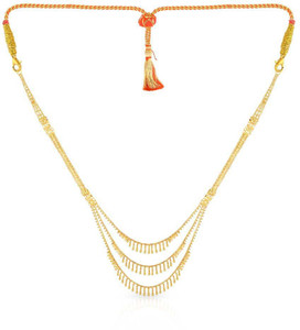 Malabar Gold and Diamonds MHAAAAABUTFS Opera Yellow Gold Precious Necklace