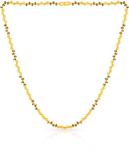 Malabar Gold and Diamonds MHAAAAAAWGMD Rope Yellow Gold Precious Necklace