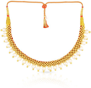 Malabar Gold and Diamonds NNKTH008 Collar Yellow Gold Precious Necklace