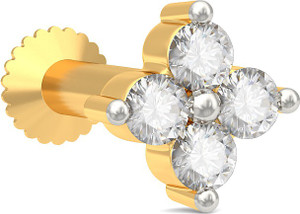 BlueStone Arbutus 18kt Diamond Yellow Gold Stud