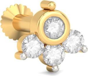 BlueStone Wisteria 18kt Diamond Yellow Gold Stud