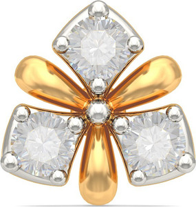 Bluestone Fuchsia 18kt Diamond Yellow Gold Stud Best Price In