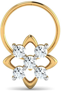 P.N.Gadgil Jewellers Star 18kt Diamond Yellow Gold Stud